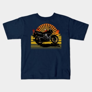 Sunset Motorcycle Kids T-Shirt